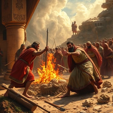	The Fall of King Saul and His Sons	