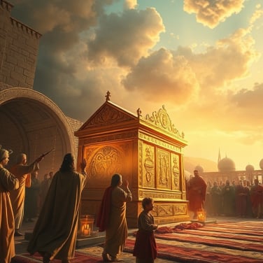 	The Ark Is Brought to Jerusalem with Joy	