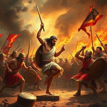 	David Defeats the Ammonites and Syrians	
