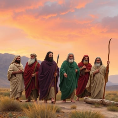 	The Tribes of Issachar, Benjamin, Naphtali, Manasseh, Ephraim, and Asher	