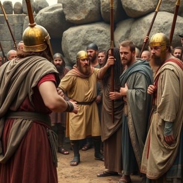 	David and the Philistine Commanders	