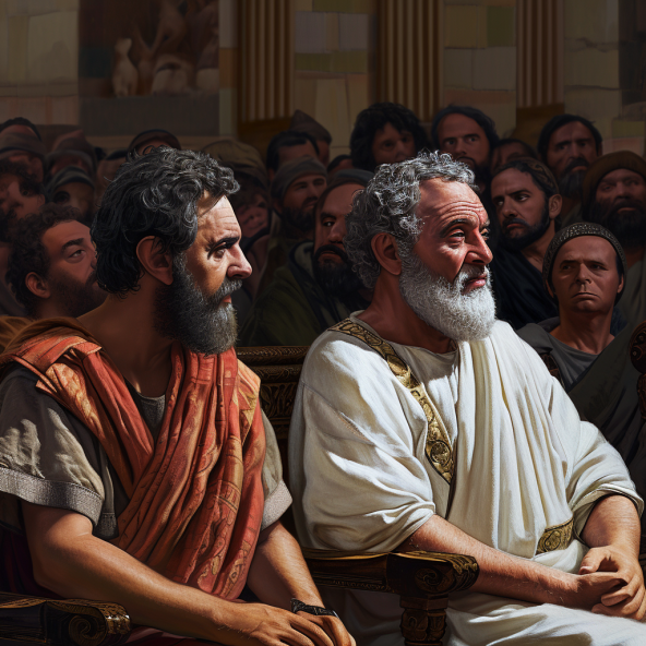 	The Arrest and Release of Peter and John	