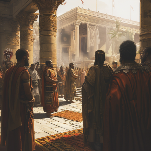 	Hezekiah Shows His Treasures	