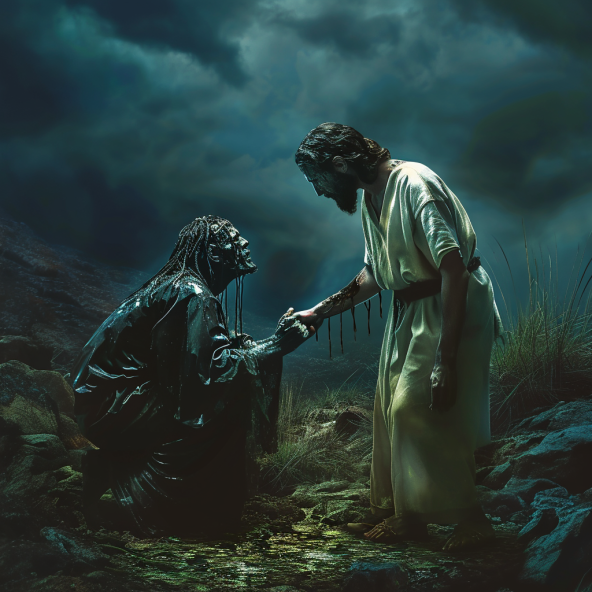 	Jesus Heals the Demon-Possessed Man	