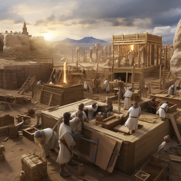 	The Construction of the Tabernacle Completed	