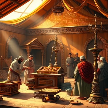 	The Ark, Table, and Lampstand	