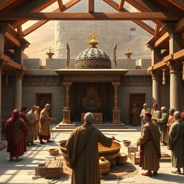 	The Altar of Burnt Offering and the Courtyard	