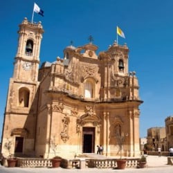  Għarb, Gozo, Collegiate Basilica, Parish, Visitation of Our Lady to St Elizabeth, Roman Catholic