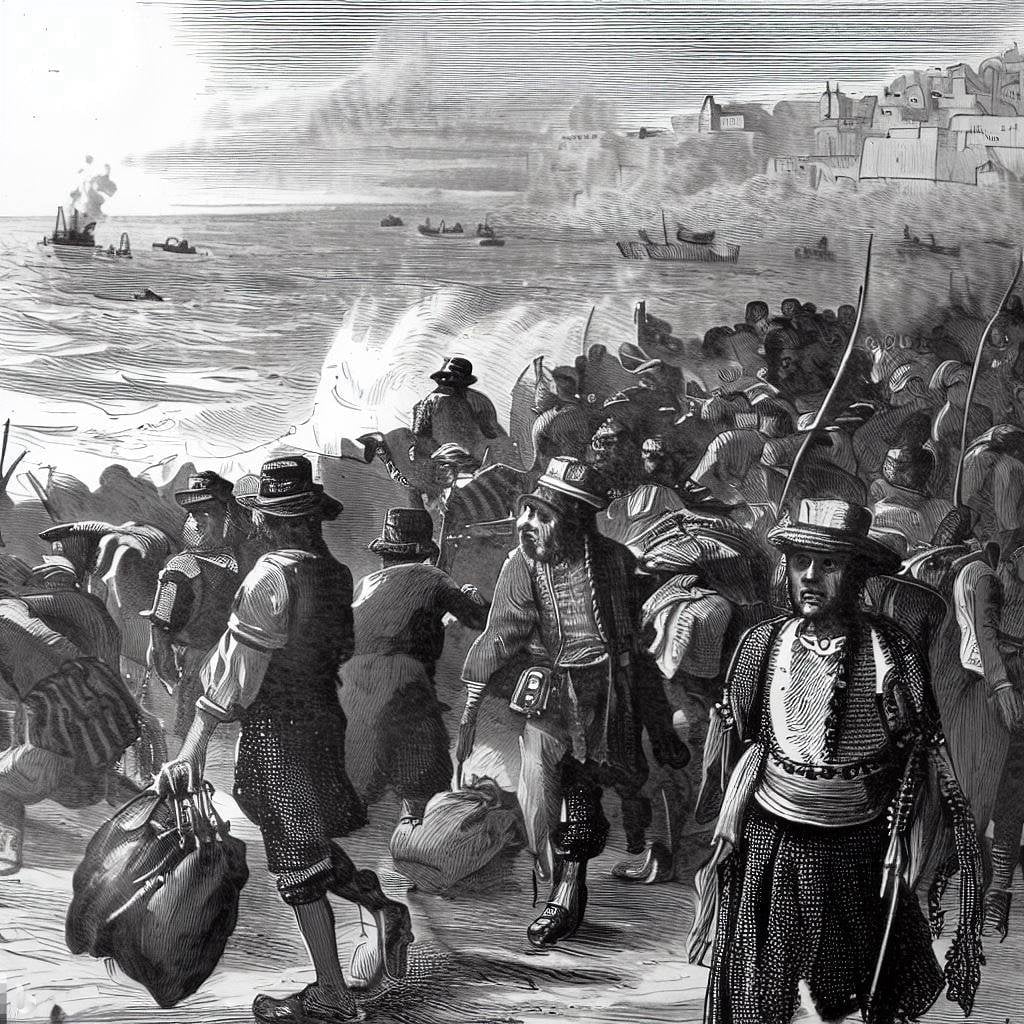 1565, April 16 Evacuation to Sicily 