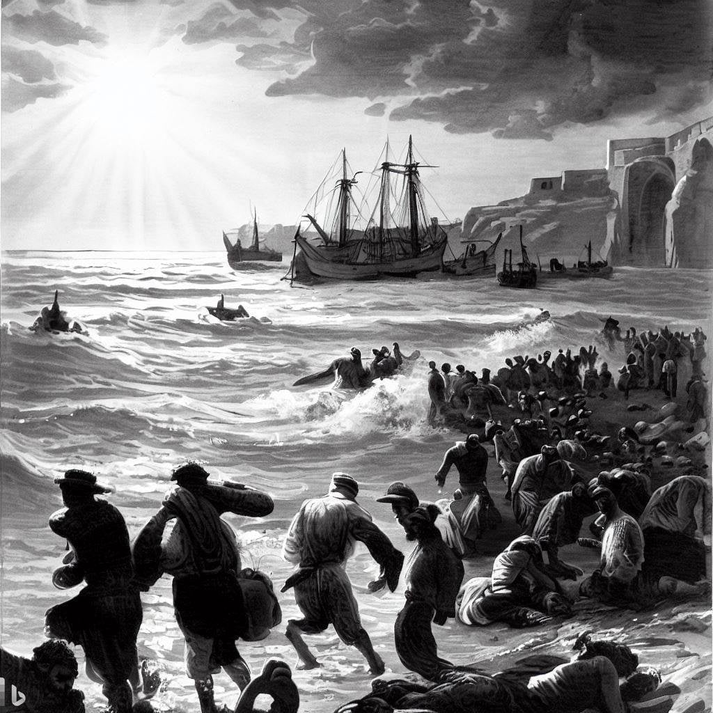 1552, April Maltese flee Malta