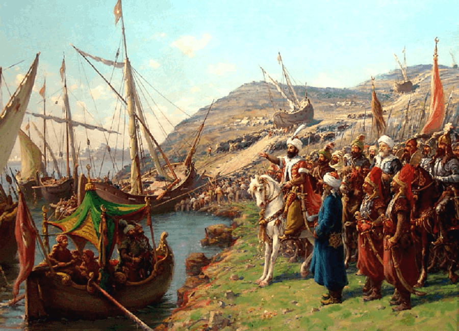 1565, July 3 The Turkish fleet transported