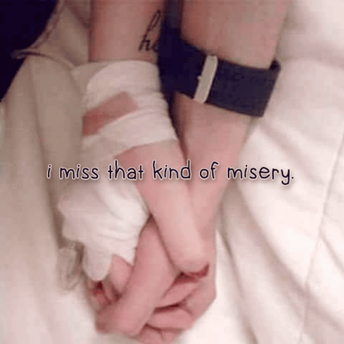 	misery.	