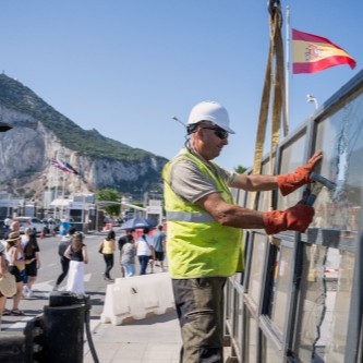 	Spain and Gibraltar remove the physical border fence	