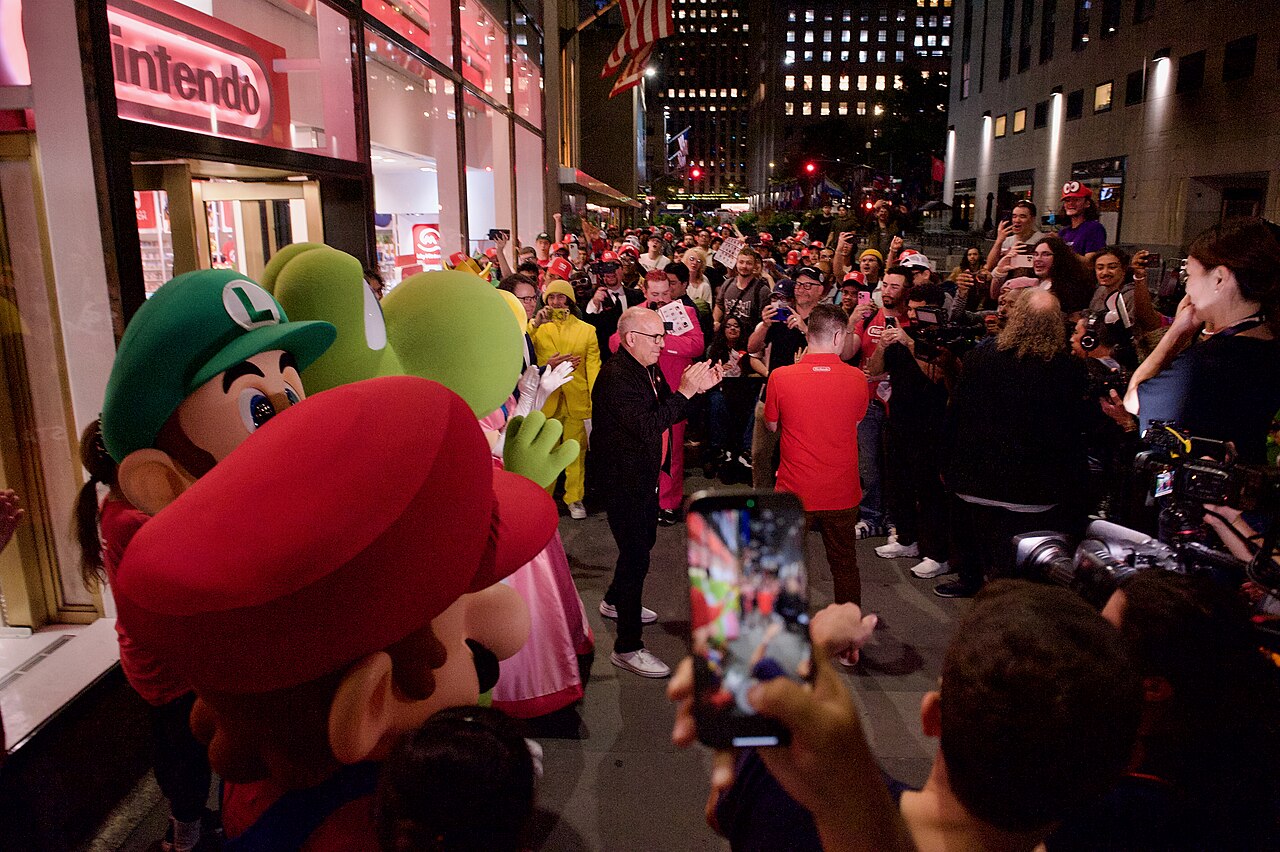 	Players line up for the launch of the Nintendo Switch 2 in New York City	