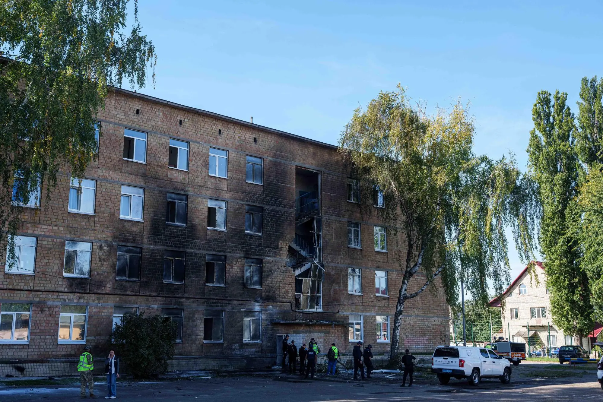 	Russian Drone Campaign Hits Kyiv School as Ukraine Struggles With New Threat	