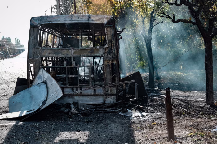 	Deadly Russian Strike Hits Kramatorsk Bus Stop	